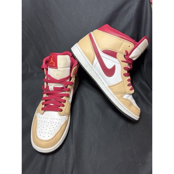 Jordan Other - Nike Air Jordan 1 Light Curry Cardinal Red Men's US 11 / 554724-201